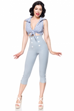 Retro 50S Capri leggings blauw